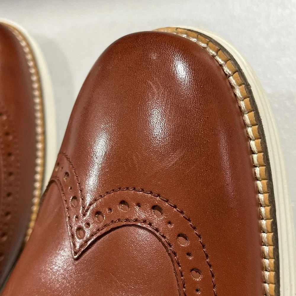Cole Haan Original Grand Shortwing Oxford Leather Shoes C26471 Woodbury Men 9.5